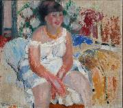 Rik Wouters Woman on the Bedside oil